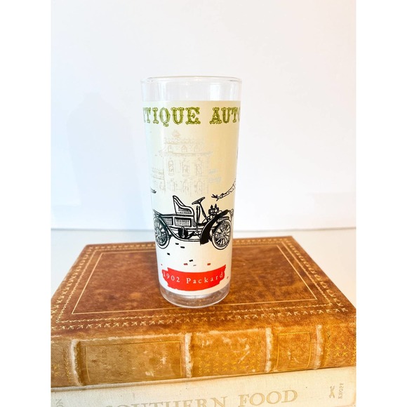 Vintage auto car highball glasses - Picture 5 of 6